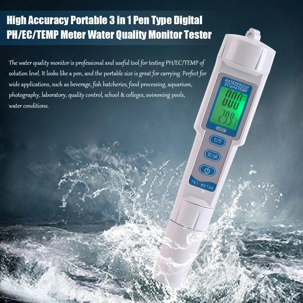 PH Meter (3 in 1)