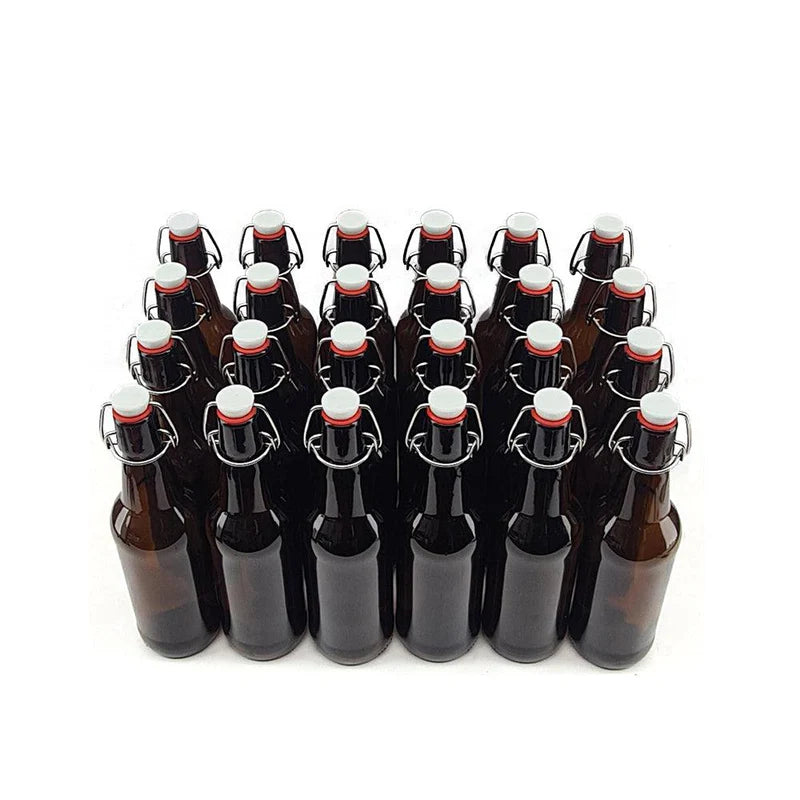 Amber Flip Top Bottles 500ml