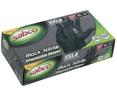 SABCO Hi-Stretch Black Gloves 100pk