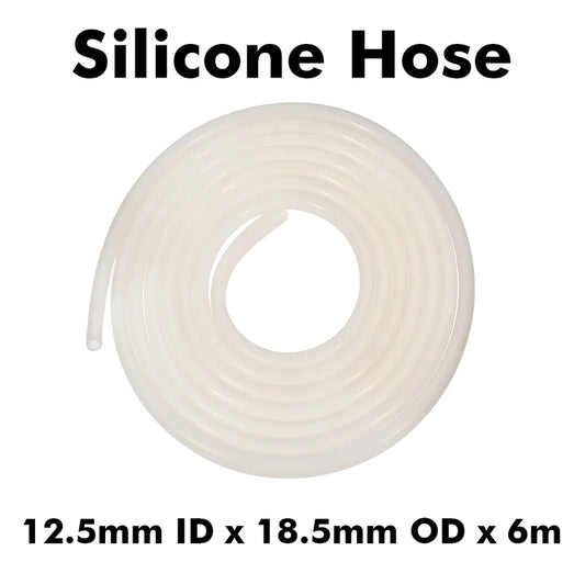 6m Roll of Heavy Duty Silicone Tube - (12.5mm ID x 18.5mm OD)