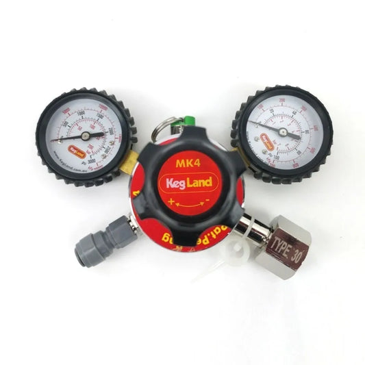MK4 Regulator - Type 30 CO2 Gas - Dual Gauge Multi Gas