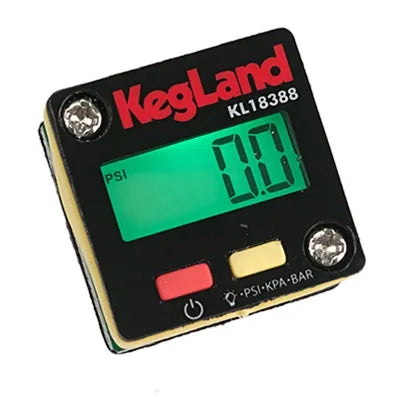 Digital Illuminated Mini Gauge 0-90psi (0-6.2bar) for Integrated Blowtie and In-line regulators