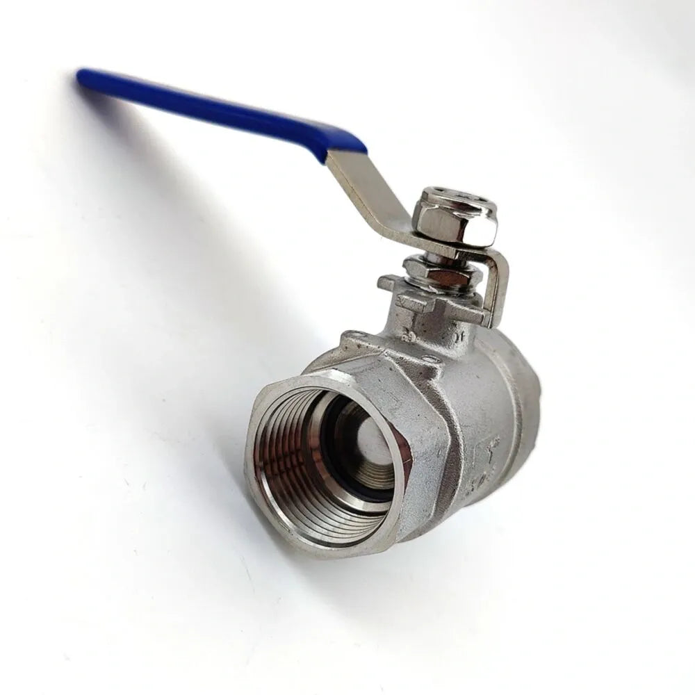 304 Full Bore Stainless Steel Ball Valve 3/4 Inch Female x 3/4 Inch Female NPT