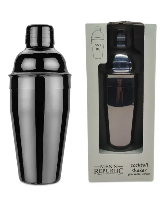 Men's Republic Gunmetal Cocktail Shaker - 550ml