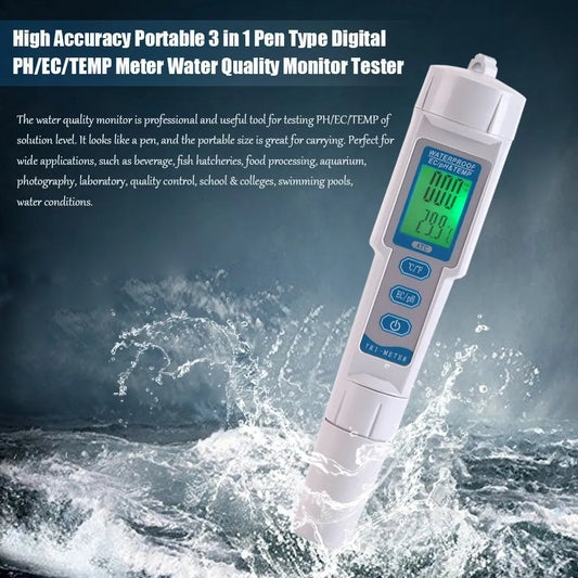 PH Meter (3 in 1)