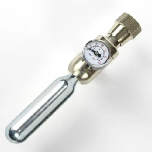 Premium Regulated CO2 Regulator / Charger - 1/8" BSP to MFL (For Soda Bulbs)