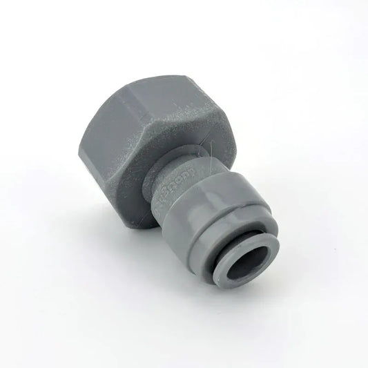 duotight - 8mm (5/16”) Female x 5/8” Female Thread (suits Keg Couplers and Tap Shanks)