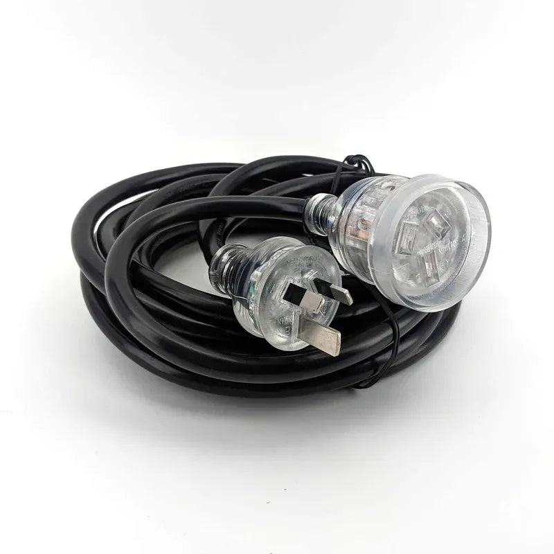 15 amp Extension Lead 5m (with LED Light)